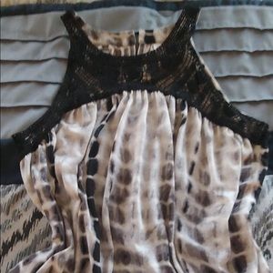 Black/Grey Tie Dye Tank